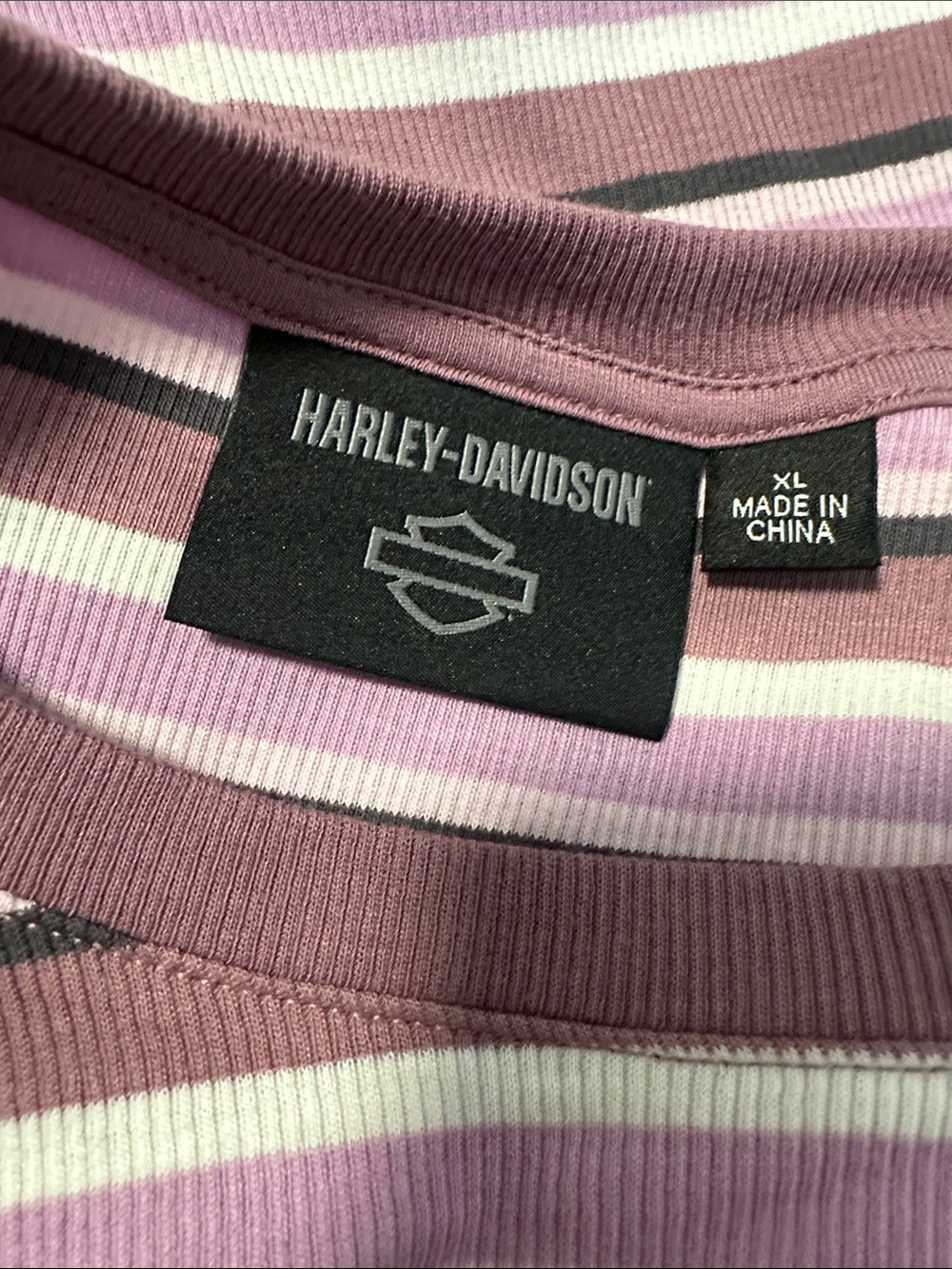 🧁 Harley Davidson Ribbed Tank Top - Picture 3 of 4
